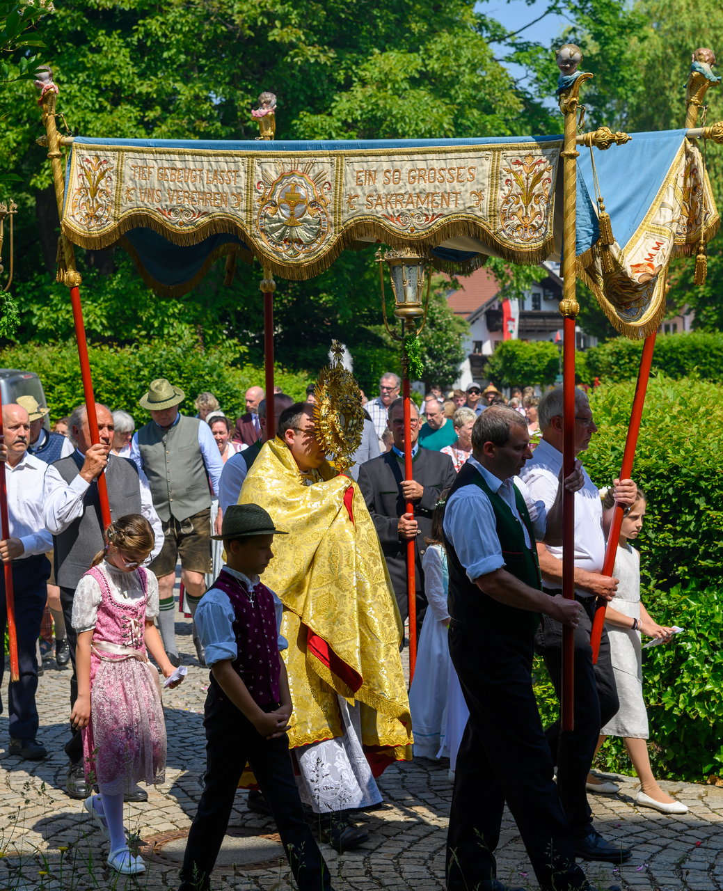 Fronleichnamsprozession in Rott am Inn