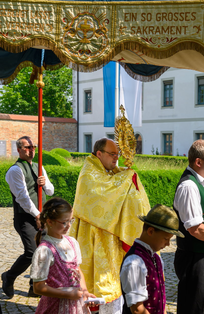 Fronleichnamsprozession in Rott am Inn