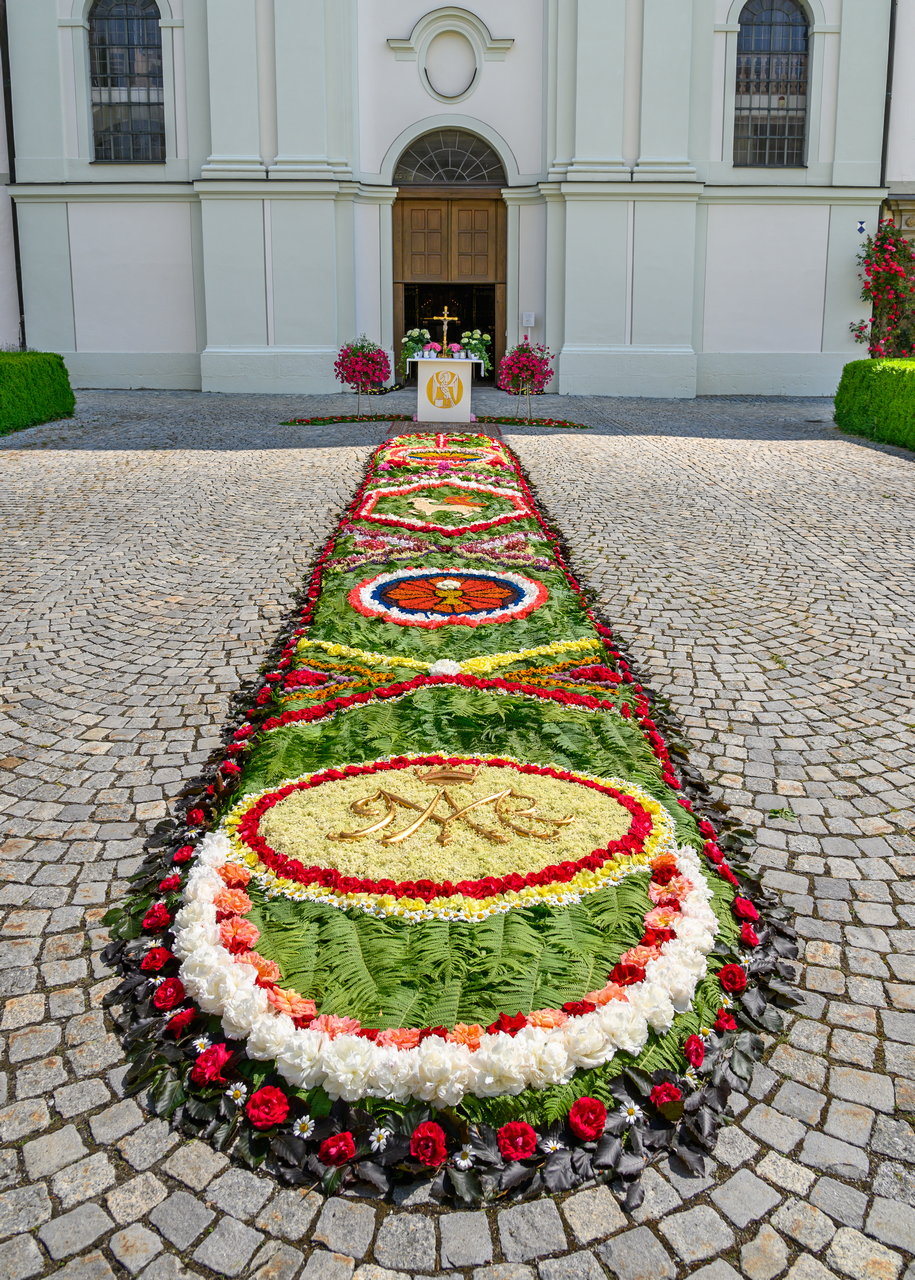 Fronleichnamsprozession in Rott am Inn