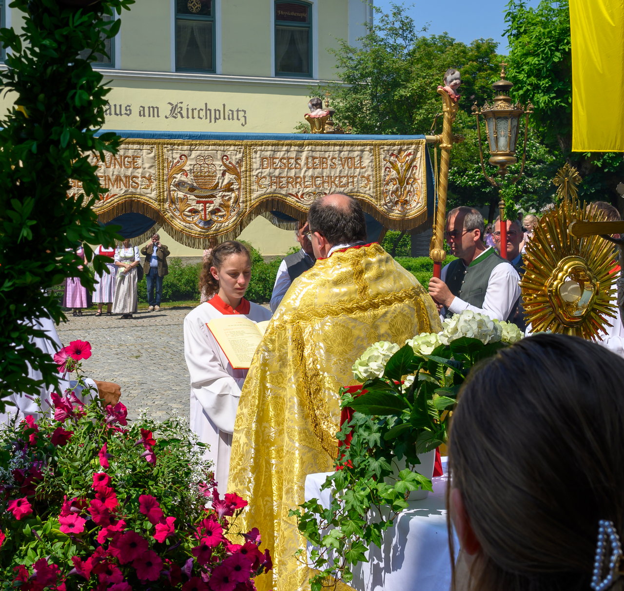 Fronleichnamsprozession in Rott am Inn
