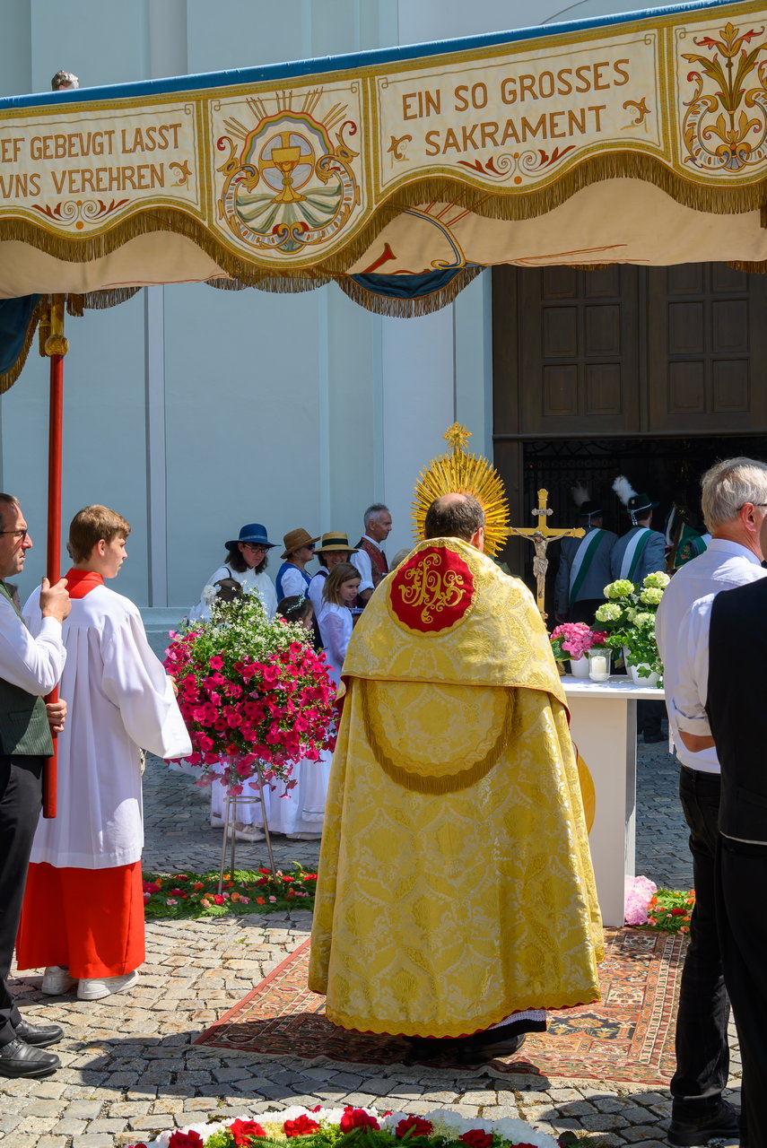 Fronleichnamsprozession in Rott am Inn