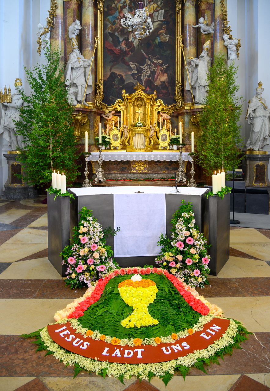 Fronleichnamsprozession in Rott am Inn