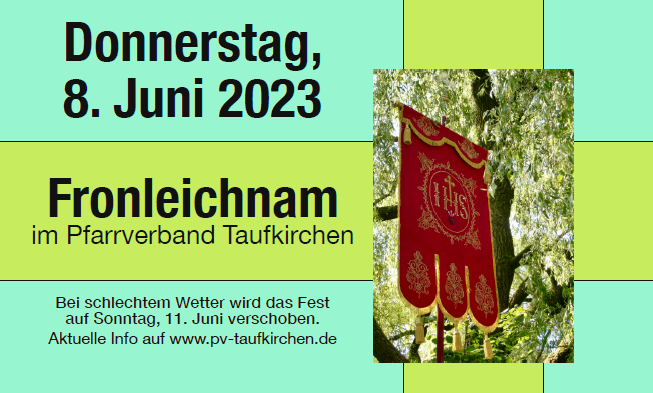 Plakat Fronleichnam 2023
