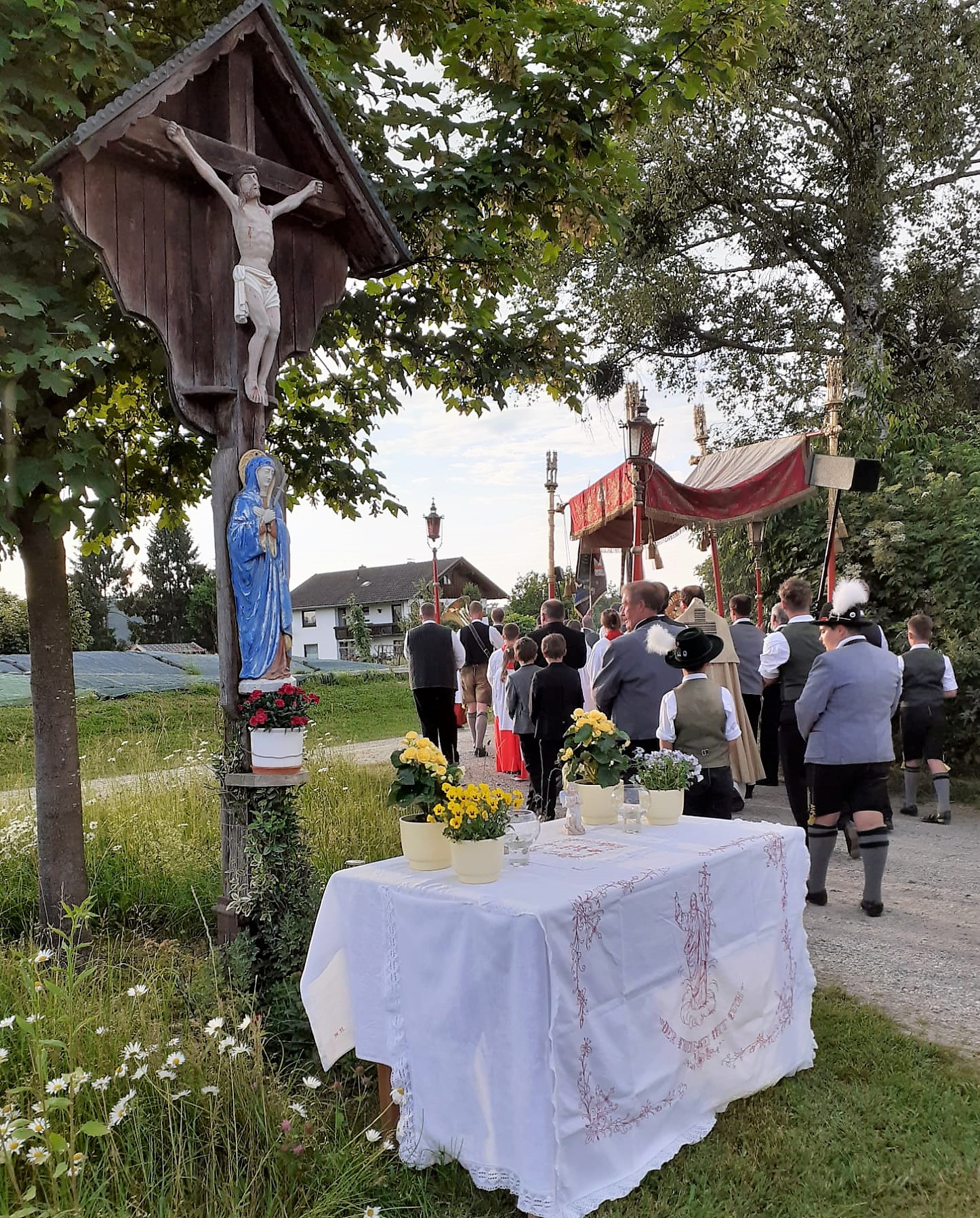 Fronleichnamsprozession in Feldkirchen