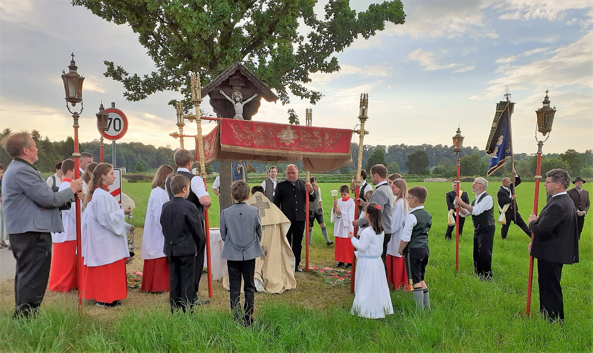 Fronleichnamsprozession in Feldkirchen