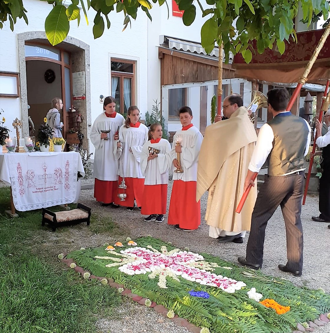 Fronleichnamsprozession in Feldkirchen