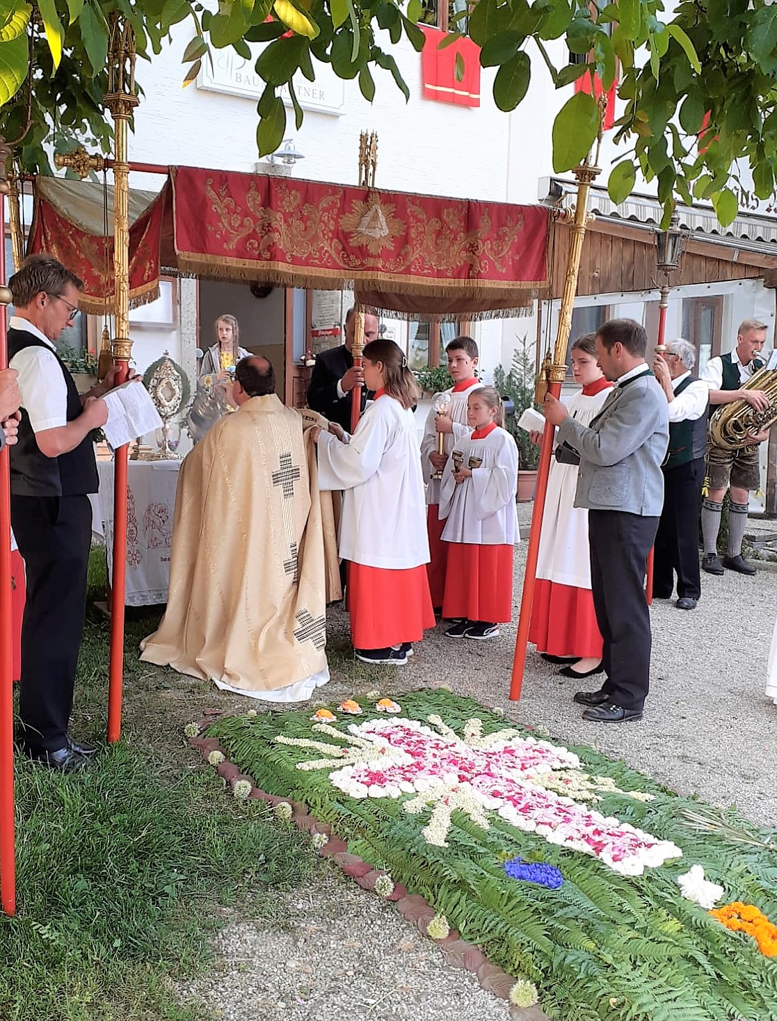 Fronleichnamsprozession in Feldkirchen