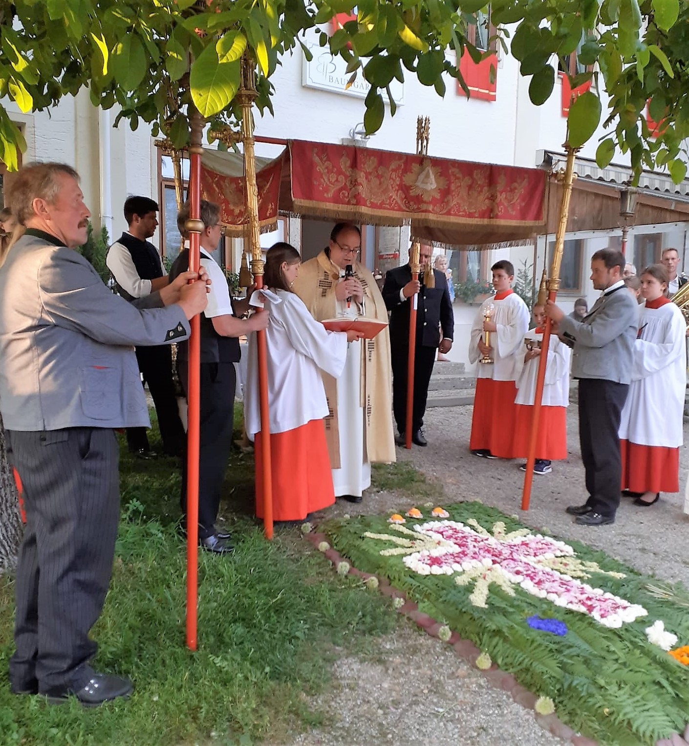 Fronleichnamsprozession in Feldkirchen