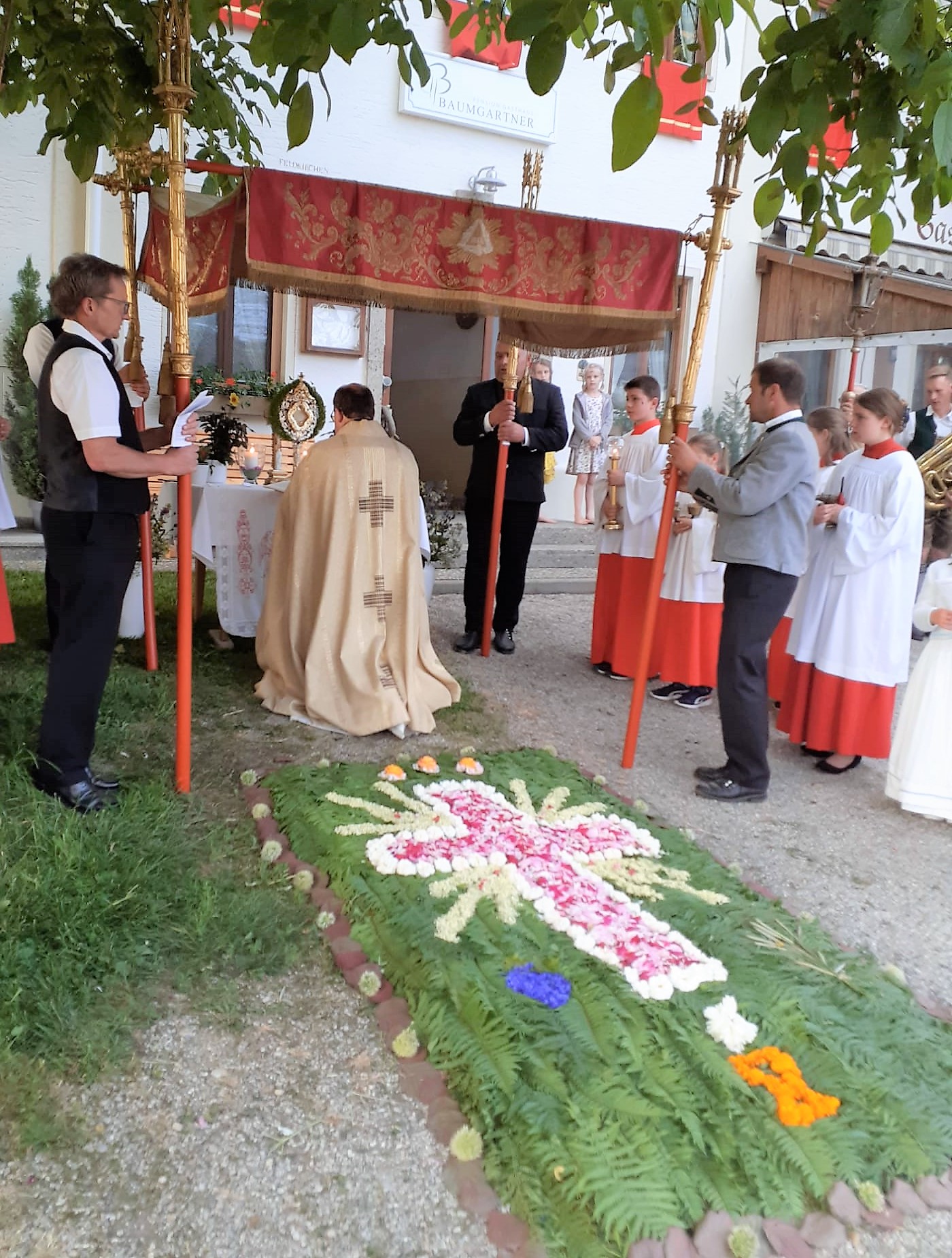 Fronleichnamsprozession in Feldkirchen