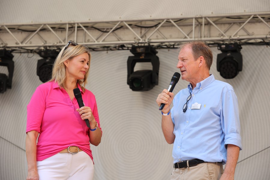 Interview auf der Bühne des Bennofests