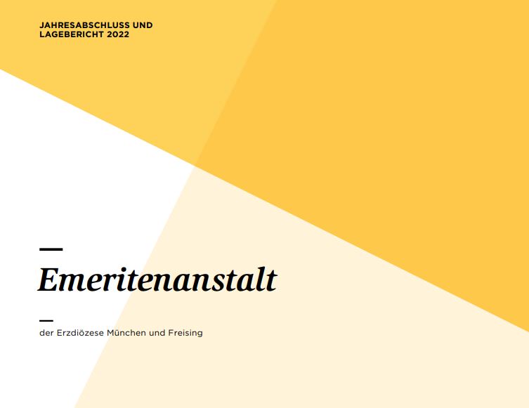 Deckblatt Emeritenanstalt