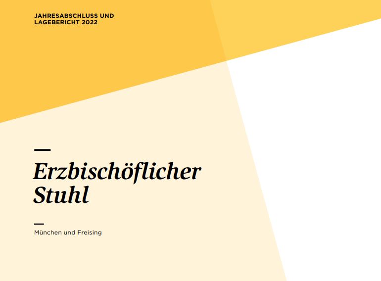 Deckblatt Erzbischöflicher Stuhl