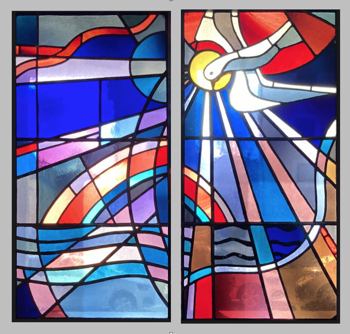 Glasfenster-Andreas-heiliger-Geist-rechts-links