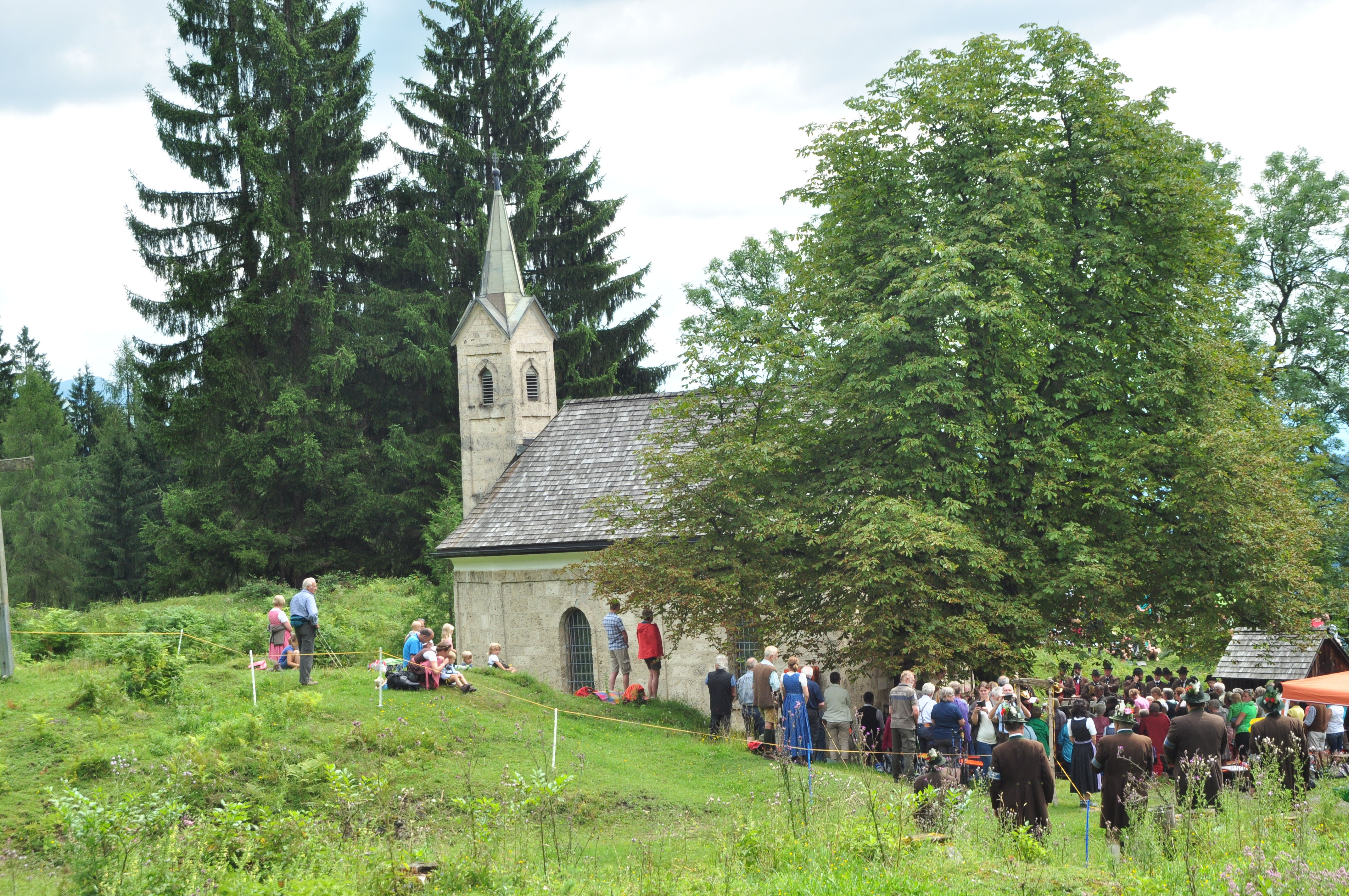 Berggottesdienstbesucher