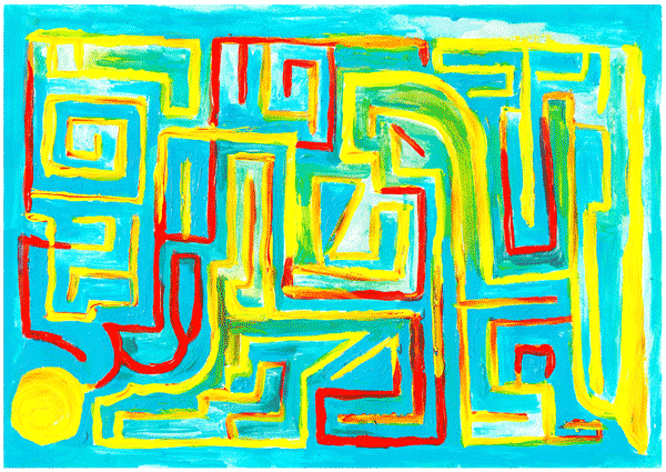 Labyrinth bunt