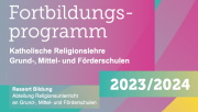 Cover Fortbildungsprogramm 2023/24