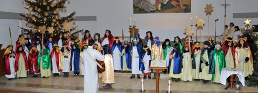 Sternsinger St. Stephanus vor ihrem Einsatz