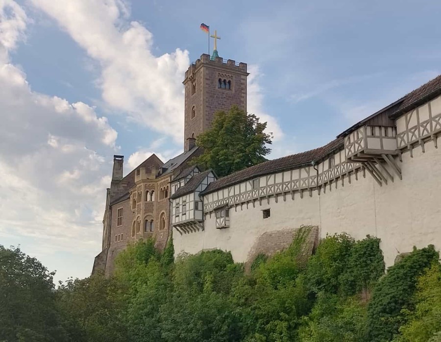 Außenansicht der Wartburg, Eisenach