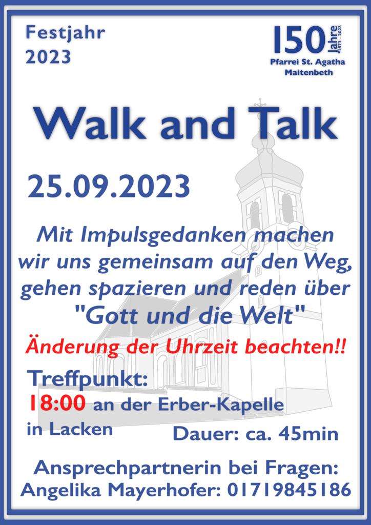 Walk and Talk 2
