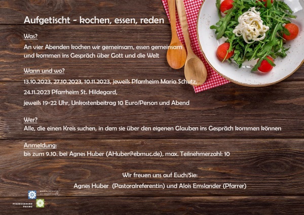 Plakat Aufgetischt 2023