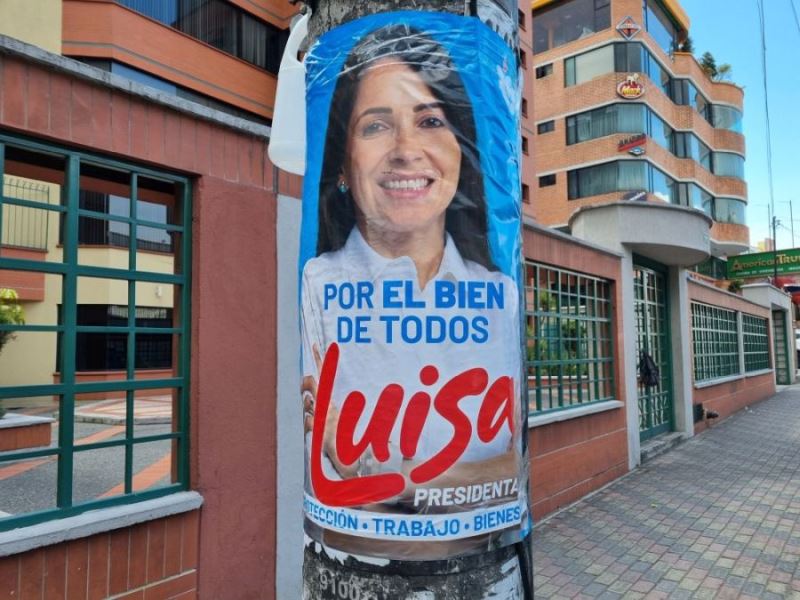 Wahl Ecuador - Luisa Gonzalez