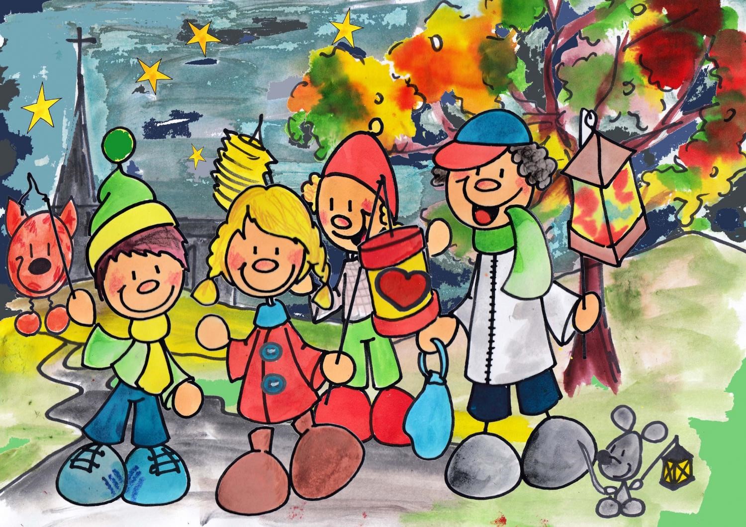 Mrtinsfeier Bild - Flyer