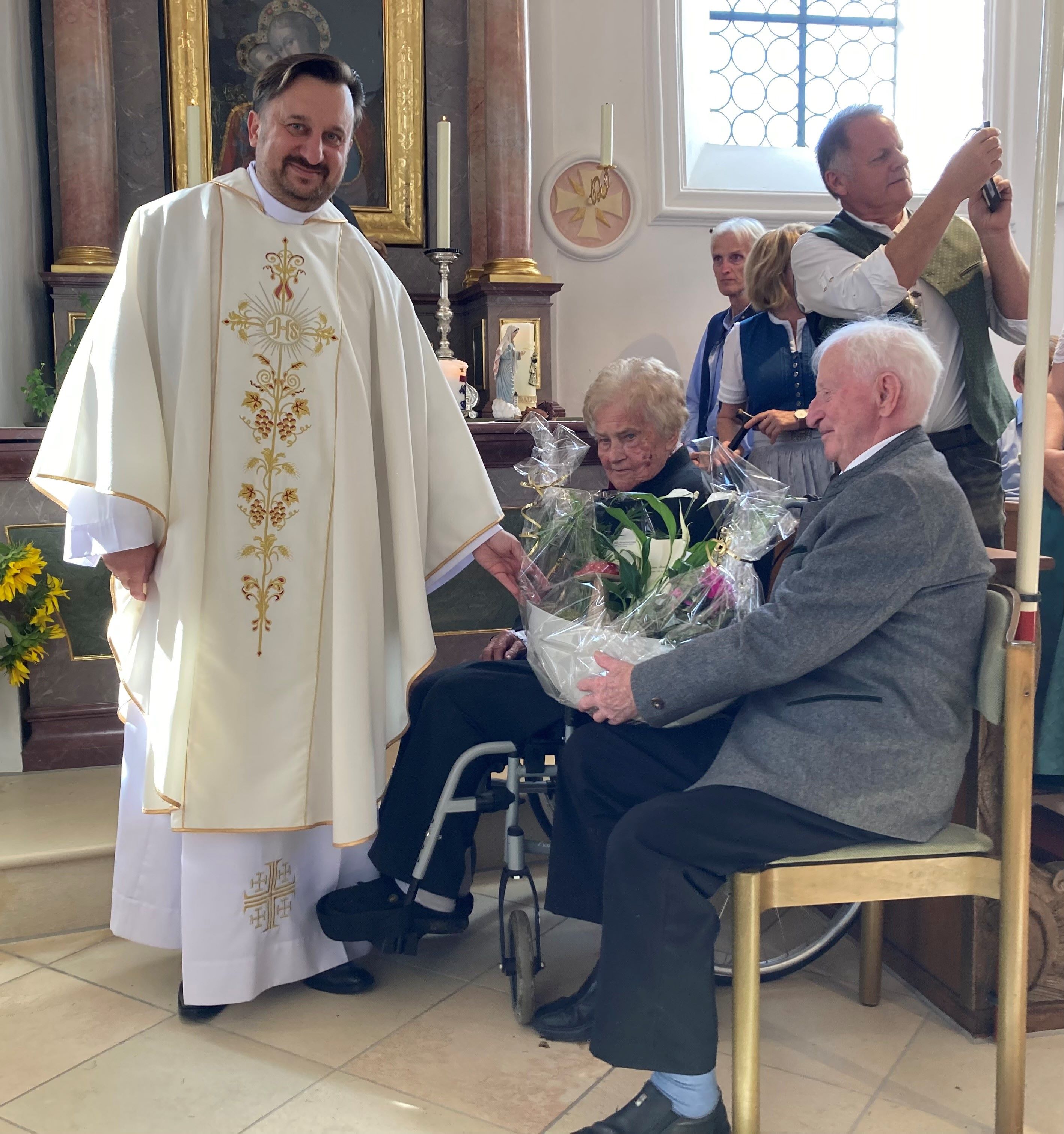 Gnadenhochzeit Maria und Johann Reindl Eisenhofen 2023