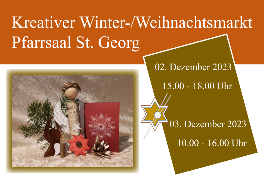 Weihnachtsbasar am 02./03. Dezember in St. Georg