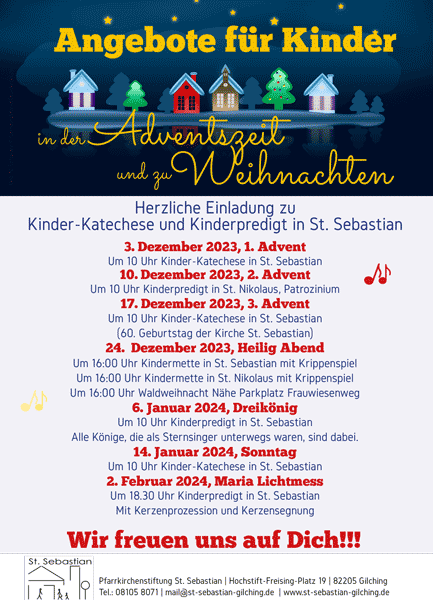 Flyer Angebote im Advent