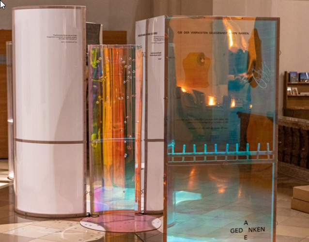 Installation Corona Gedenken