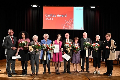 Preisverleihung des Caritas Awards 2023