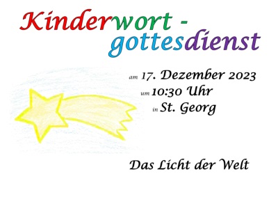 Kinderwortgottesdienst St. Georg