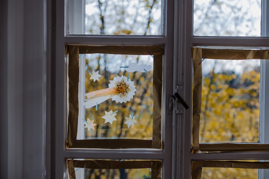 Fensterbild Stern