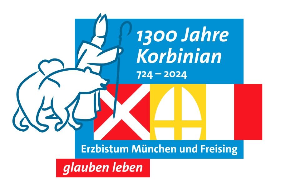 Logo Bistumsjubiläum 1300 Jahre Korbinian