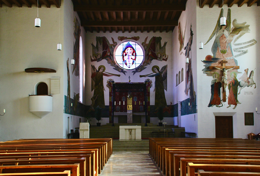 Pfarrkirche St. Benedikt Gauting - Innenansicht