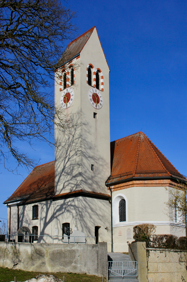 St. Michael Buchendorf Sued-Ost Ansicht