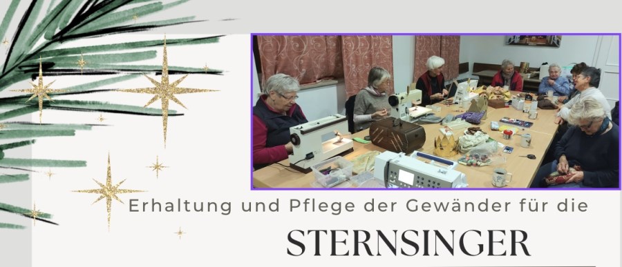 Gewänderpflege Sternsinger Banner