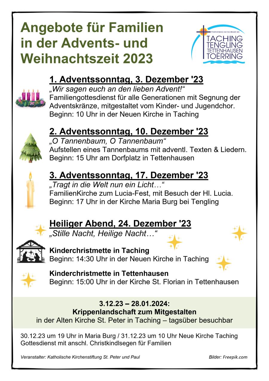 2023 Advent Flyer