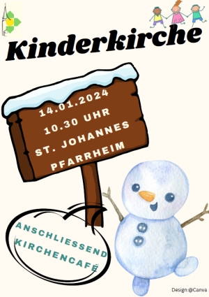 Kinderkirche 14.01.2024