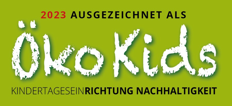 Logo der Auszeichnung Oekokids 2023