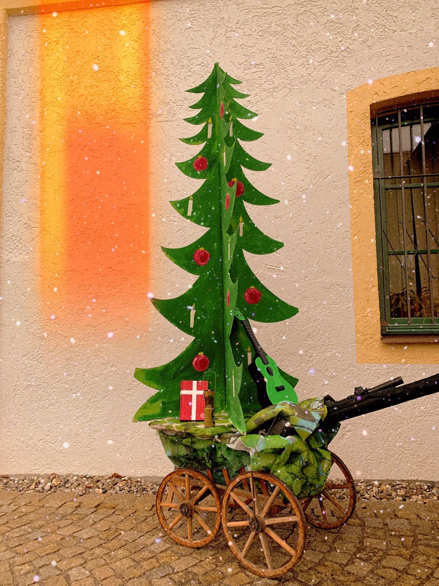 fahrbarer Christbaum