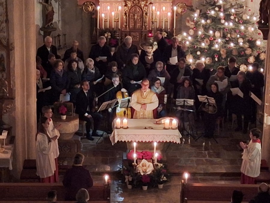 Christmette in Burg