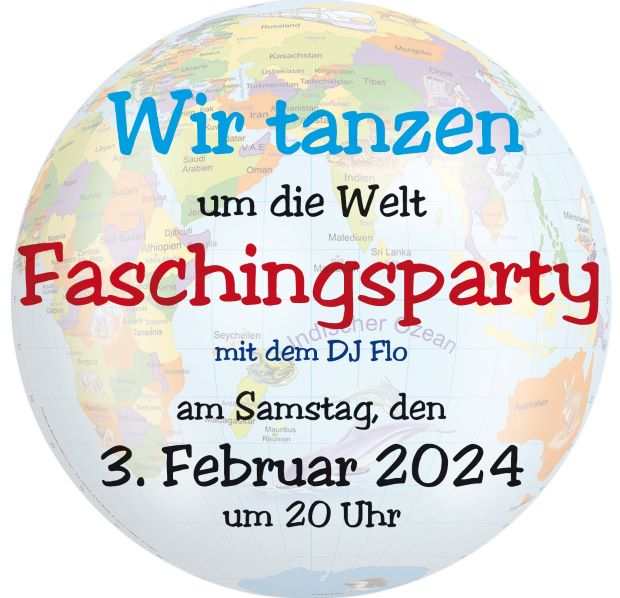 Faschingsparty Februar 2024