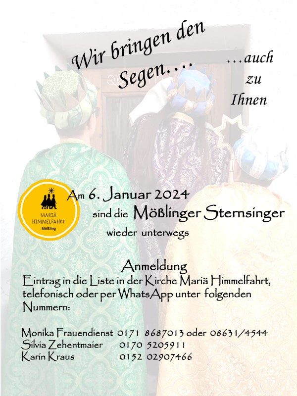 Sternsinger 2024_Flyer