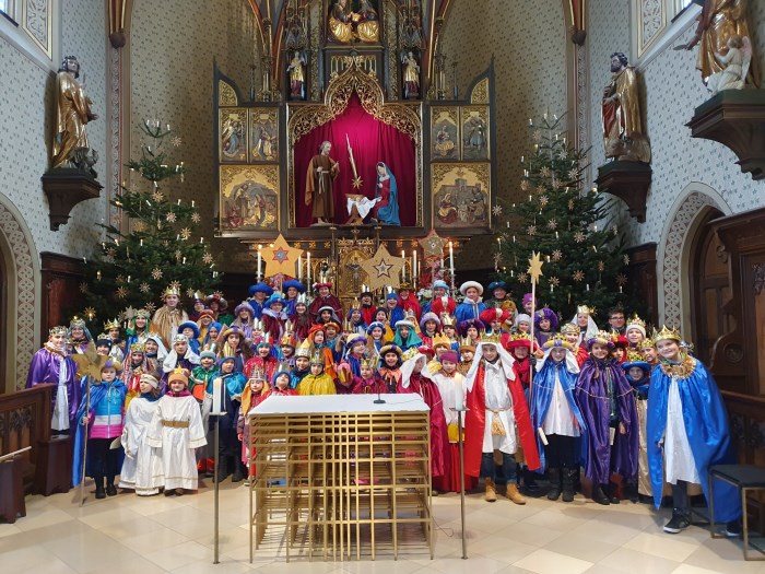 Aussendung der Sternsinger des Pfarrverbandes