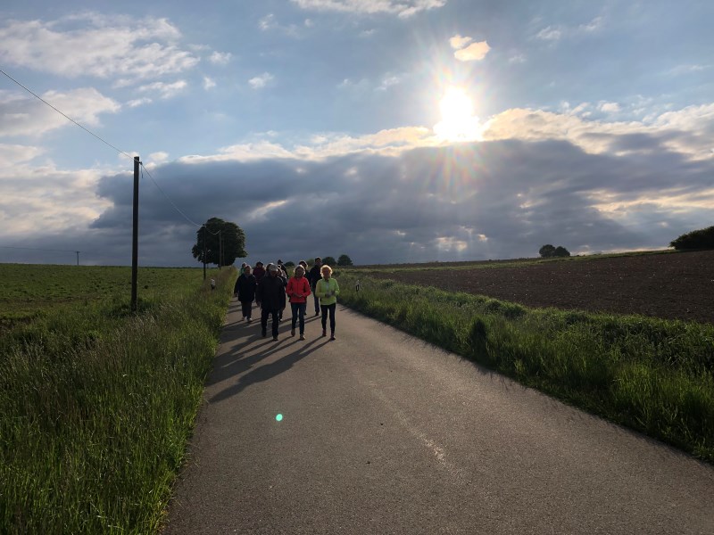 Pilgergruppe auf dem Birgittenweg