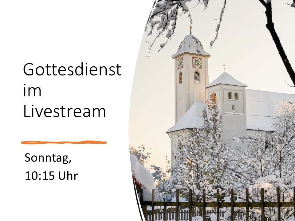 Gottesdienst im Livestream_Winter