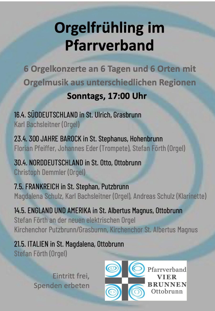 Plakat Orgelfrühling 2023