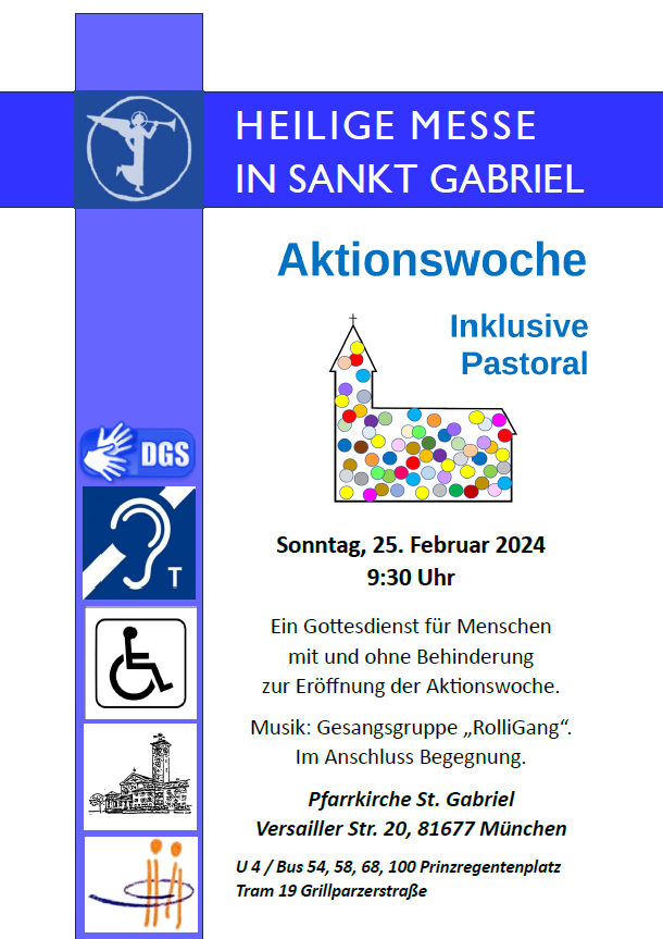 St. Gabriel Eröffnung Aktionswoche