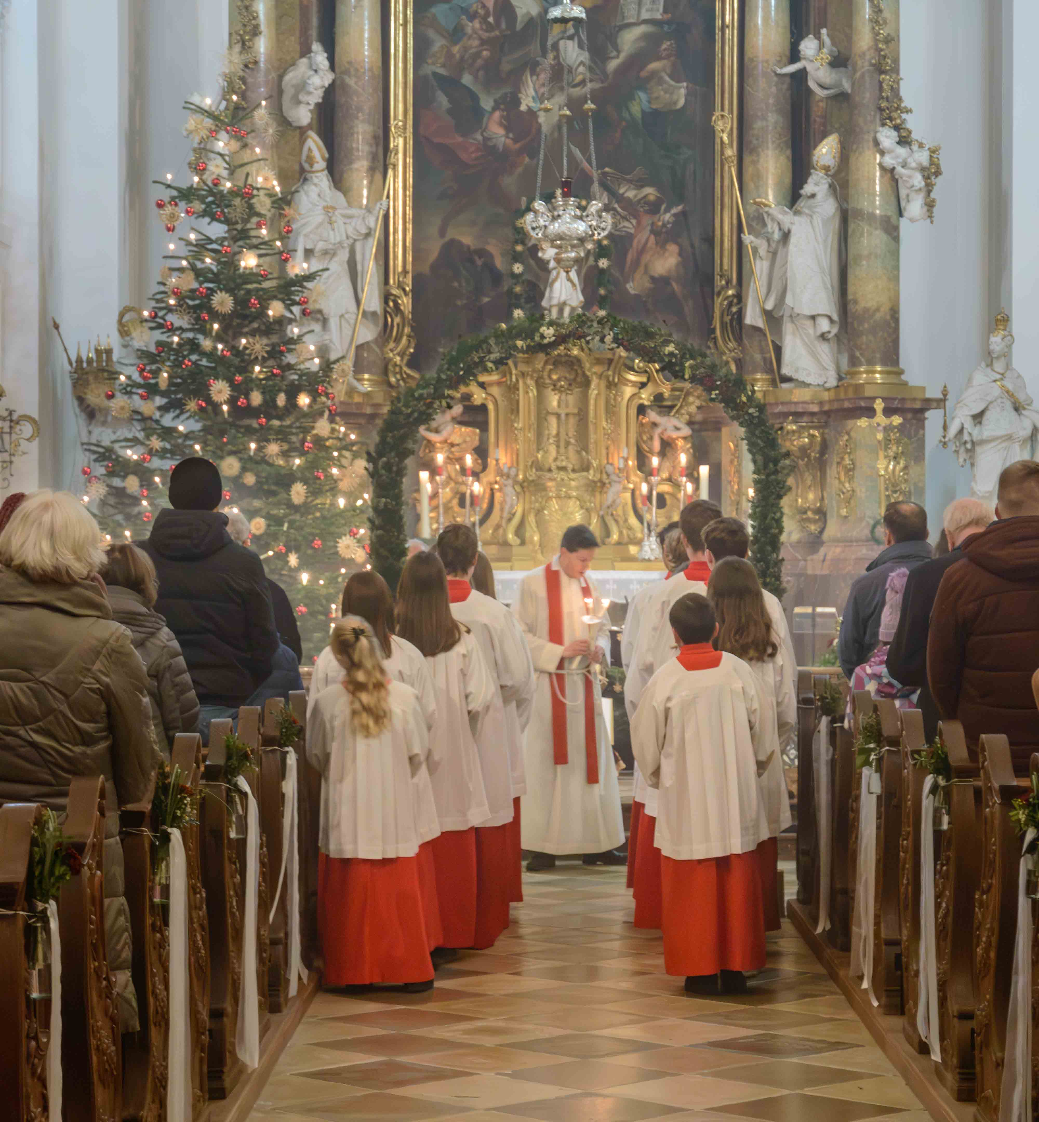 Lichtmess-Feier in der Rotter Pfarrkirche